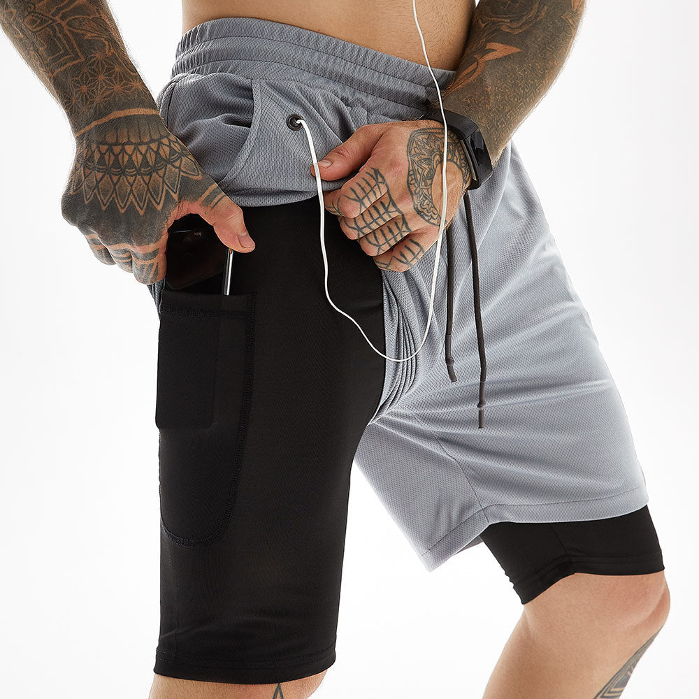 Short de course Cripes X-Fit | Incl. Poche pour téléphone et fente pour chemise