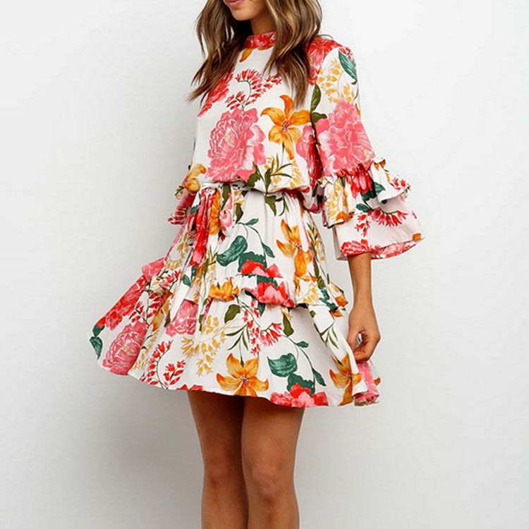 Robe à imprimé floral