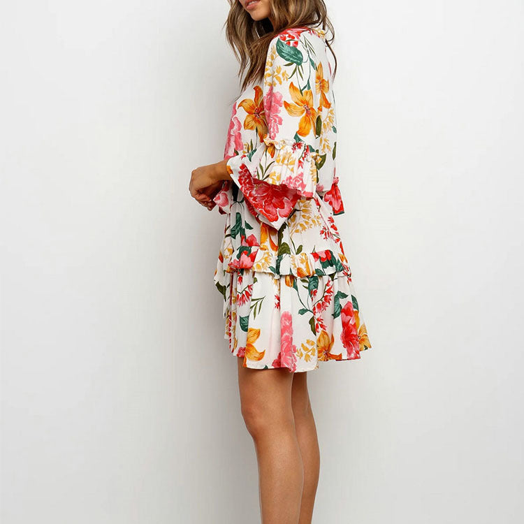 Robe à imprimé floral