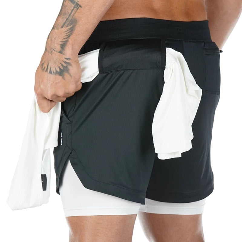 Short de course Cripes X-Fit | Incl. Poche pour téléphone et fente pour chemise