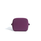 Damen Mini Bucket Bag mit geflochtenem Obergriff