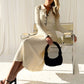 Robe midi en tricot Coralia™ l Harlina - Lait
