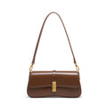 Damen Baguette Tasche mit goldener Drehverschluss