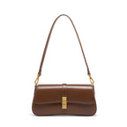 Damen Baguette Tasche mit goldener Drehverschluss