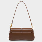 Damen Baguette Tasche mit goldener Drehverschluss