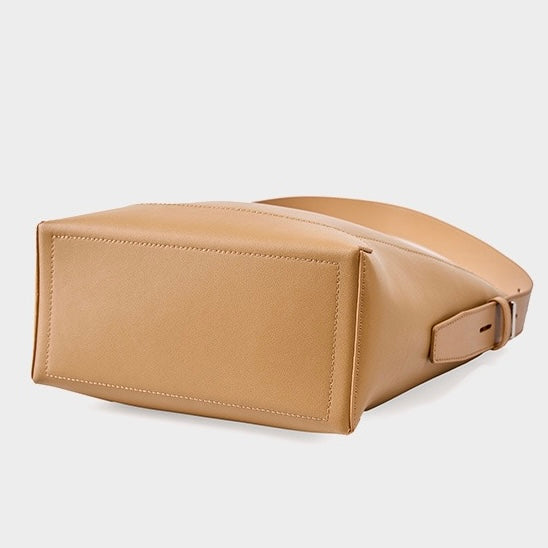 Damen Bucket Bag, Schultertasche mit innerem Reißverschlußfach