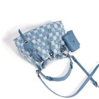 Fransen Bucket Bag mit abnehmbarem Mini-Beutel