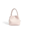 Damen Mini Bucket Bag mit geflochtenem Obergriff
