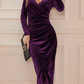 Robe en velours chic