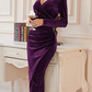 Robe en velours chic