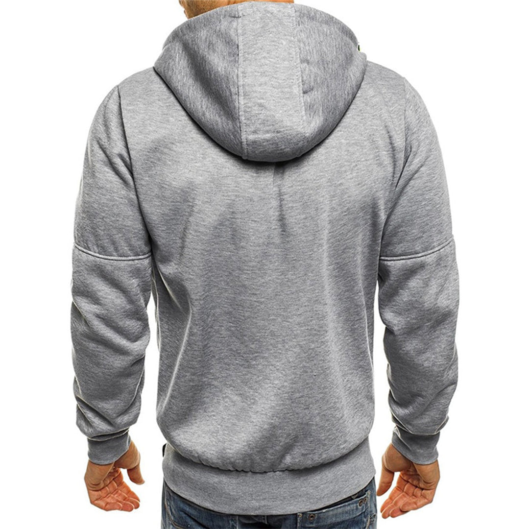 Sweat à capuche zippé pour hommes