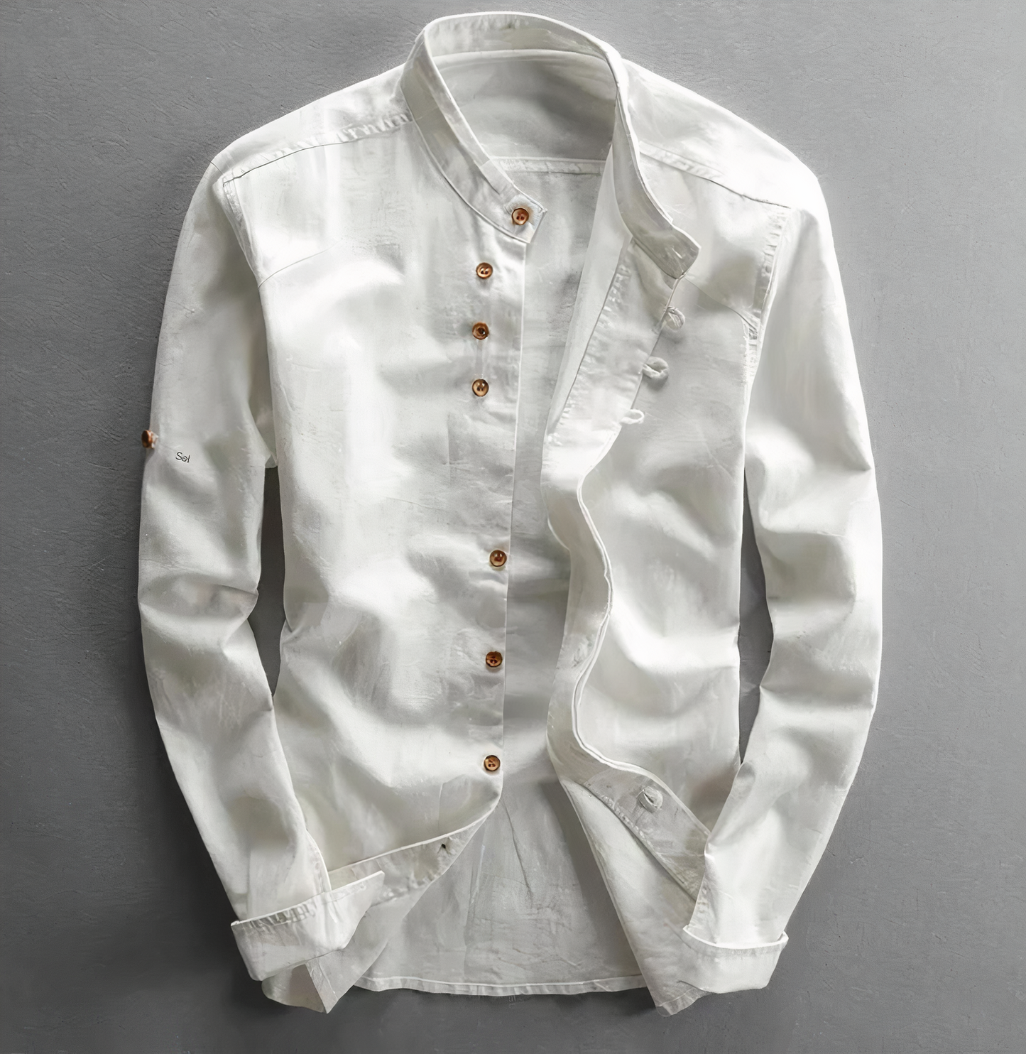 Chemise en coton de style japonais pour hommes