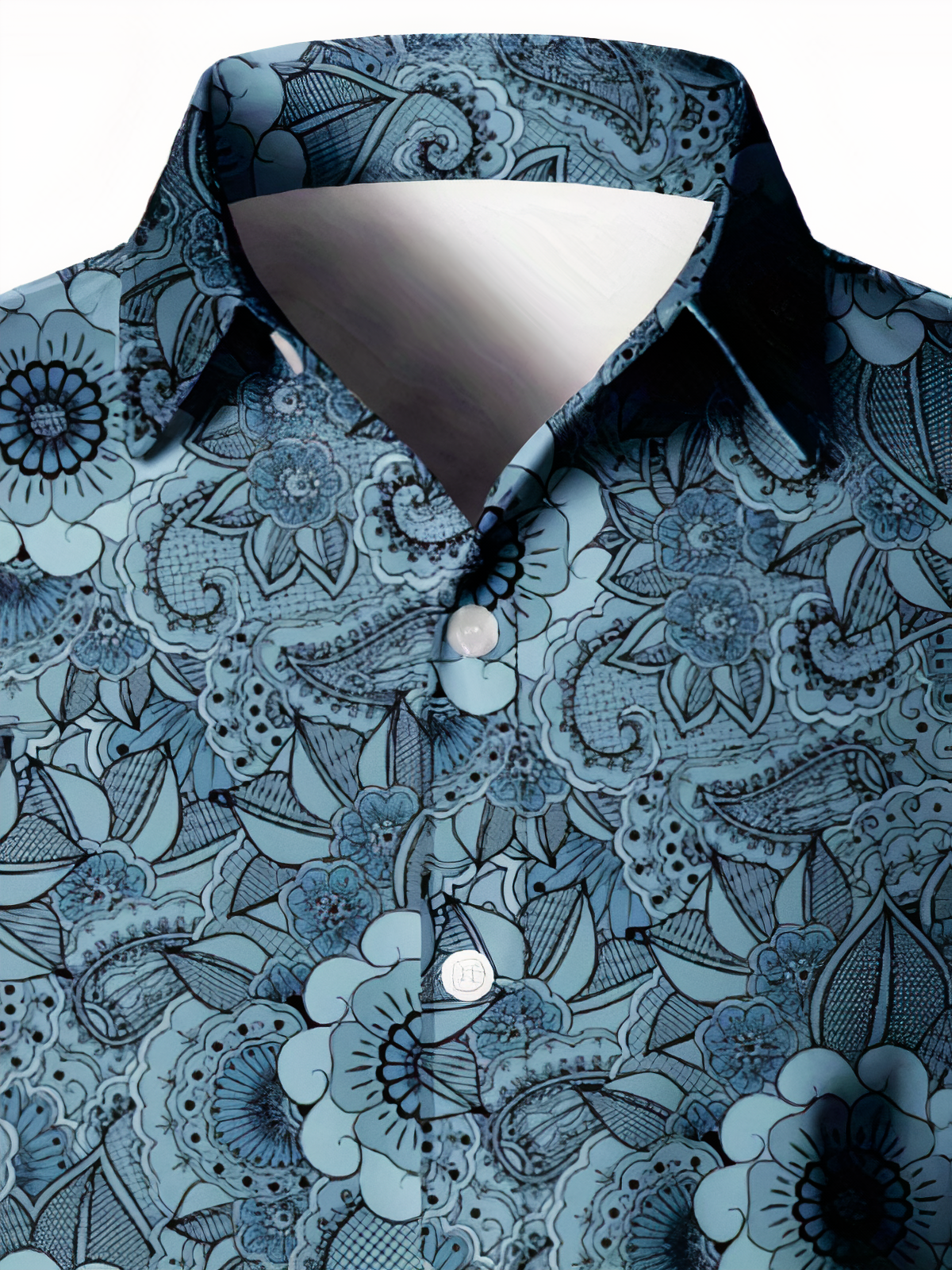 Chemise tendance à imprimé floral pour homme