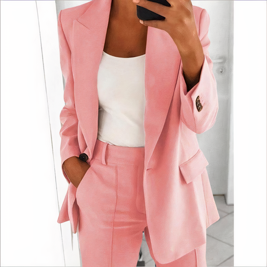 Ensemble blazer avec veste et pantalon