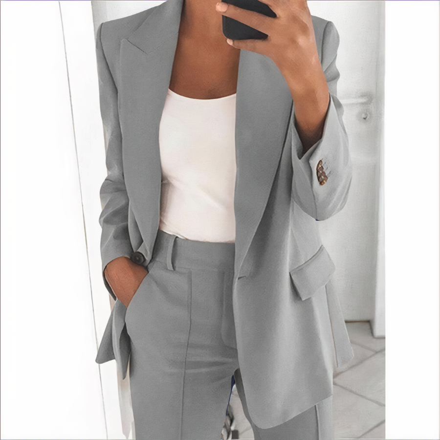 Ensemble blazer avec veste et pantalon