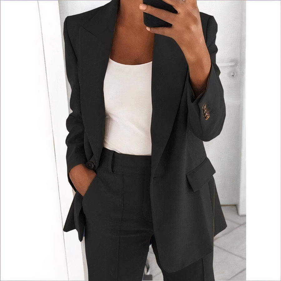 Ensemble blazer avec veste et pantalon