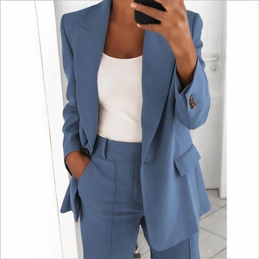 Ensemble blazer avec veste et pantalon