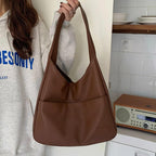 Hobo Umhängetasche aus Kunstleder Kurier Tasche