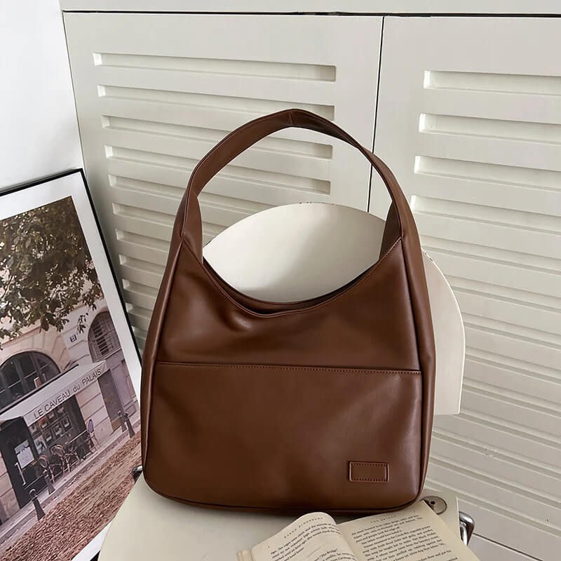 Hobo Umhängetasche aus Kunstleder Kurier Tasche