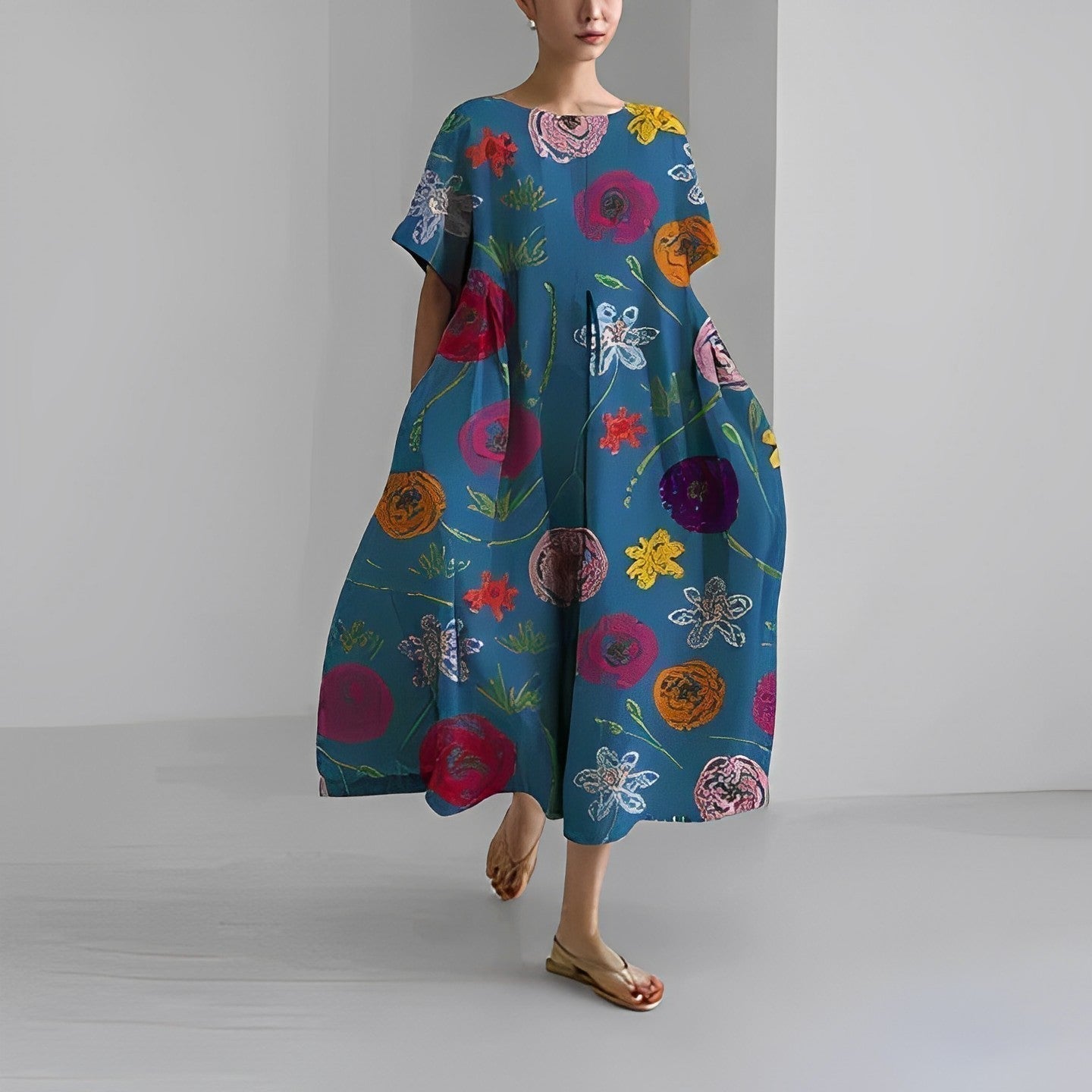 Belle robe à fleurs