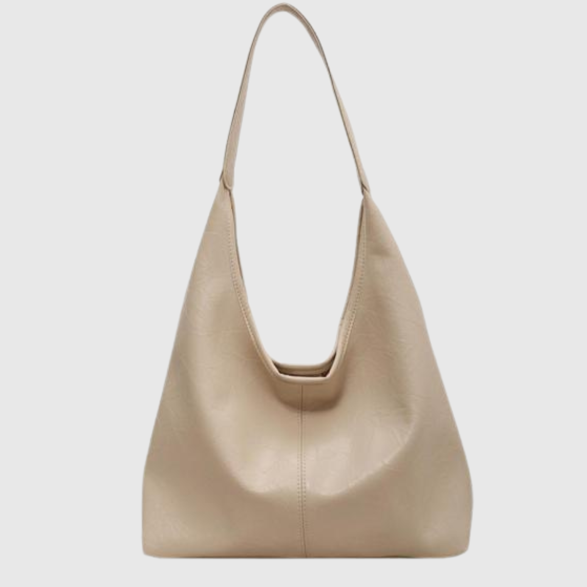Große Fake-Leder Schultertasche Damen Handtasche