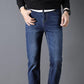 Crêpes | Jean droit slim stretch pour homme