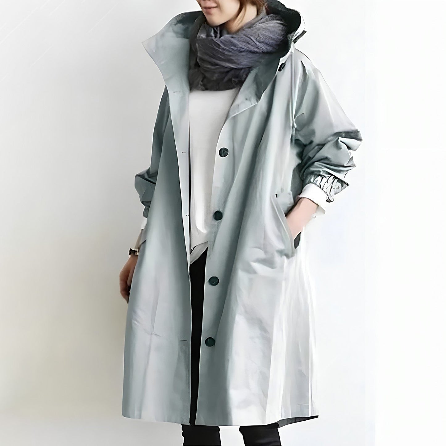 Veste coupe-vent imperméable à capuche Lana™