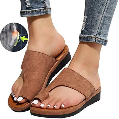 Sandales ergonomiques pour femme pour l'hallux valgus