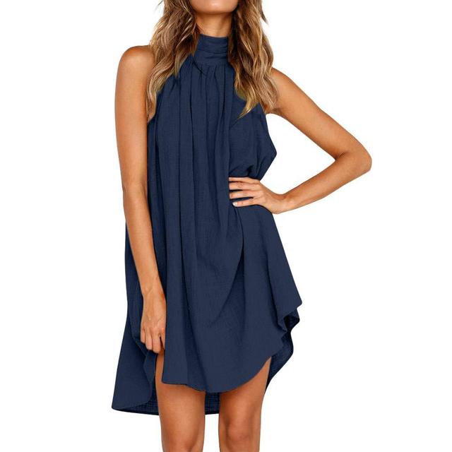 Robe dos nu Cripes avec ourlet asymétrique