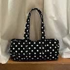 Mini Duffle Bag mit Polka Dot Muster