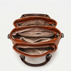 Veganleder Top-Handle Schultertasche