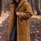 Manteau chaud en peluche