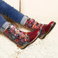 Crêpes | Bottes uniques à motif floral