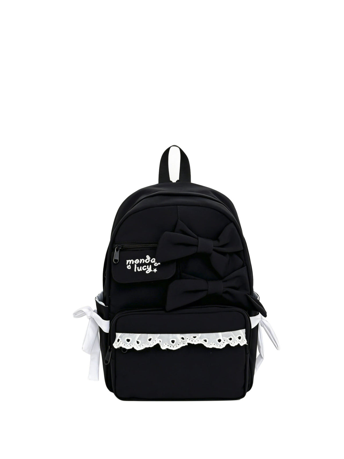 Süßer Rucksack mit Schleifenakzent