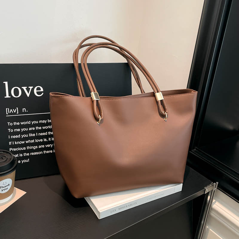 Damen elegante Tragetasche mit hochwertigen Traggriffen und praktischen Fächern
