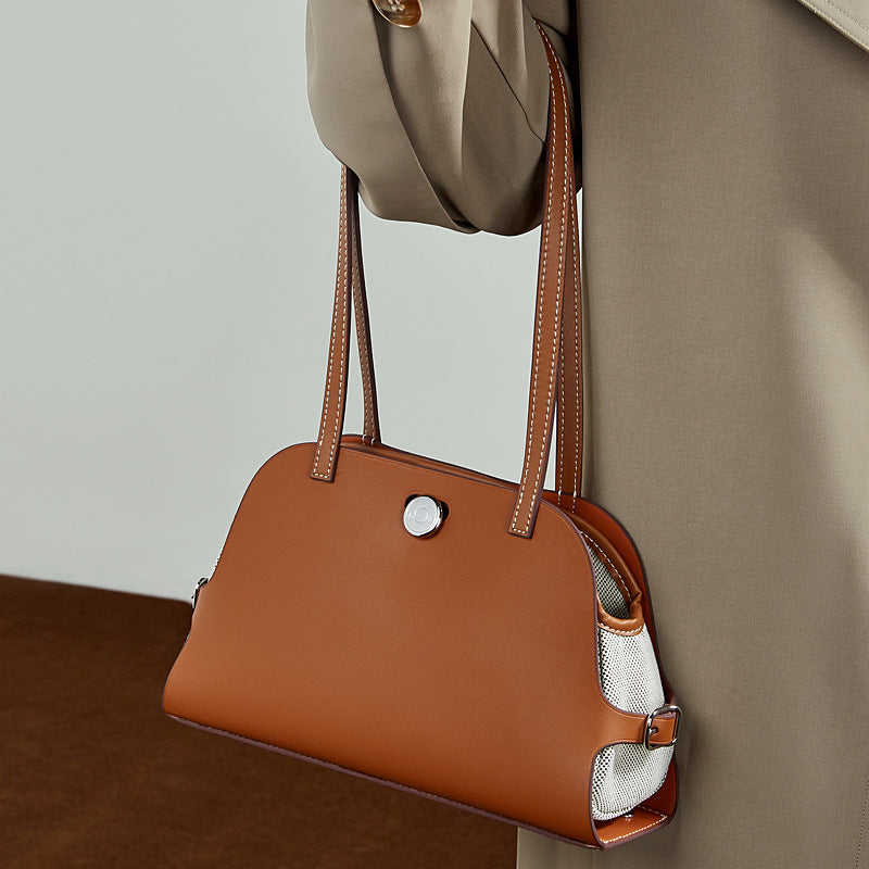 Damen Einkaufstasche mit stylischem Design und praktischen Fächern