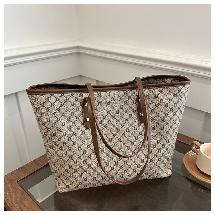 Damen elegante Tragetasche mit geometrischem Muster