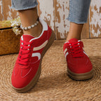 Damen Sneaker mit modischem Obermaterial und rutschfester Sohle