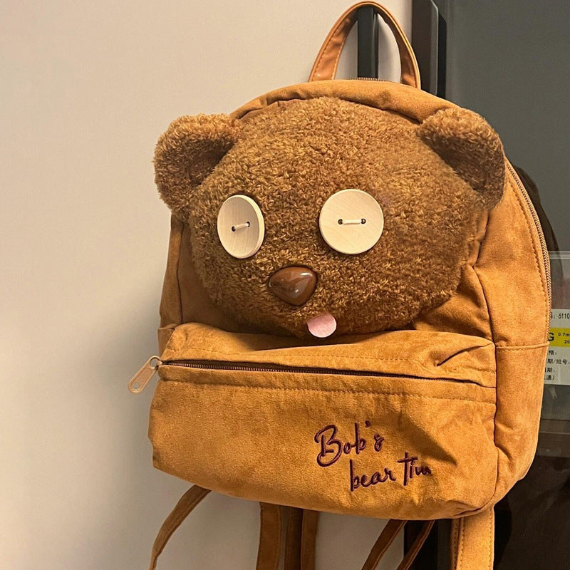 Plüsch Bärenförmiger Schulrucksack