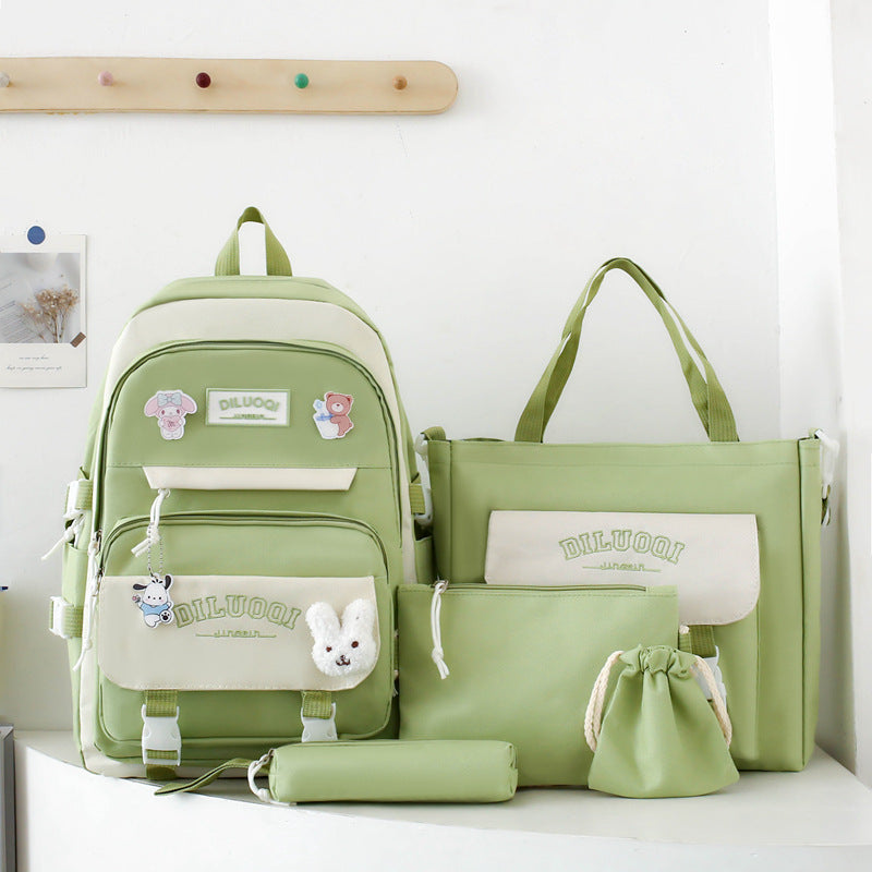 Vielseitiger Multi-Taschen Schulrucksack