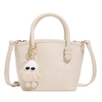 Damen Mini-Handtasche mit verspieltem Ketten-Anhänger