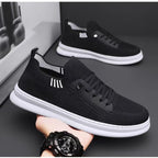 Damen Atmungsaktive Freizeit Sneakers mit elastischen Einsätzen