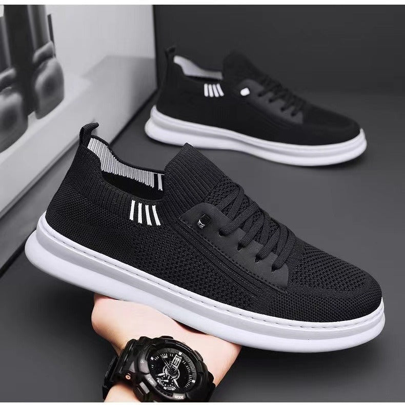 Damen Atmungsaktive Freizeit Sneakers mit elastischen Einsätzen
