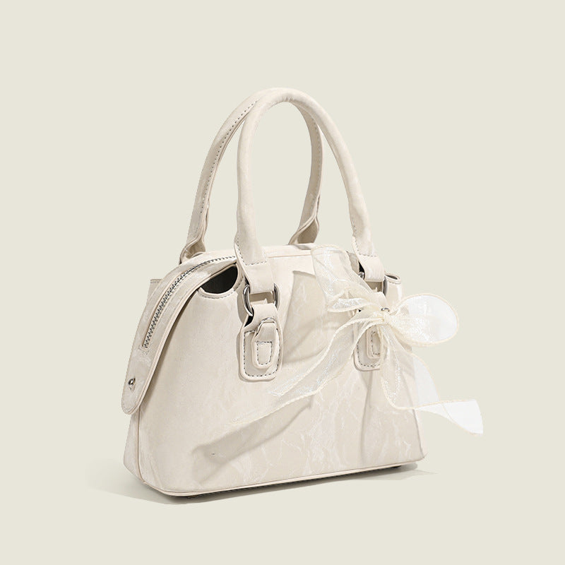 Damen Mini-Handtasche mit verspieltem Schleifenakzent