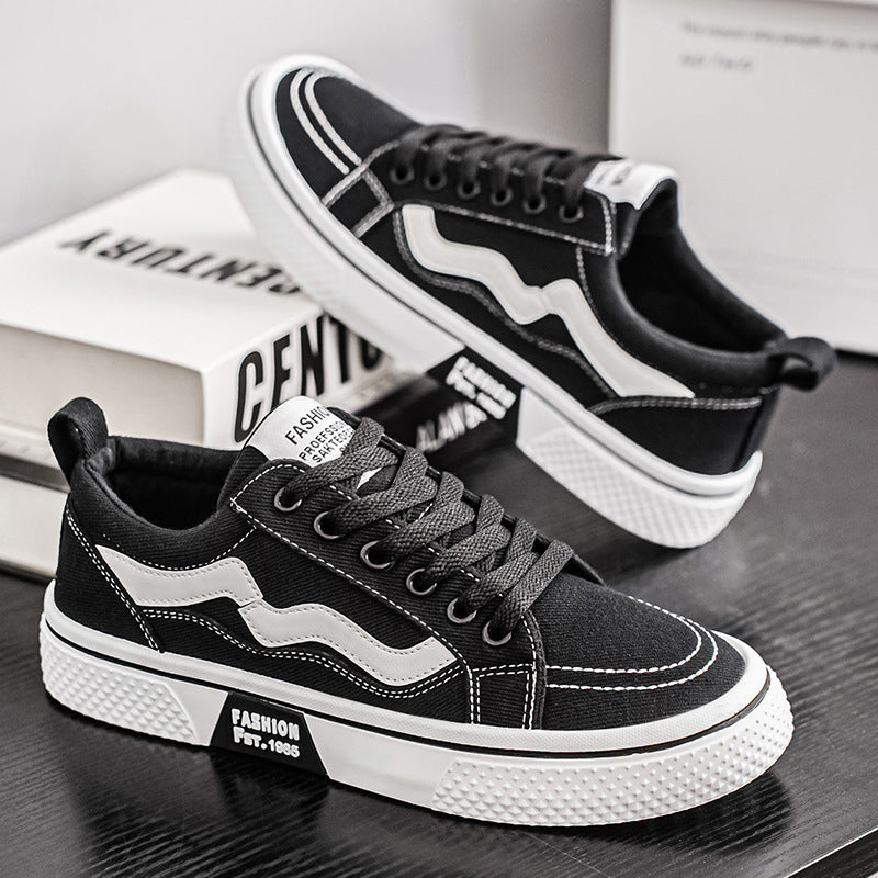 Damen Freizeit- und langlebige Sneakers mit stilvollen Kontrastelementen