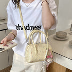 Damen Mini Handtasche mit buntem Sternmotiv