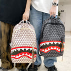 Rucksack mit einzigartigem Haifischmotiv