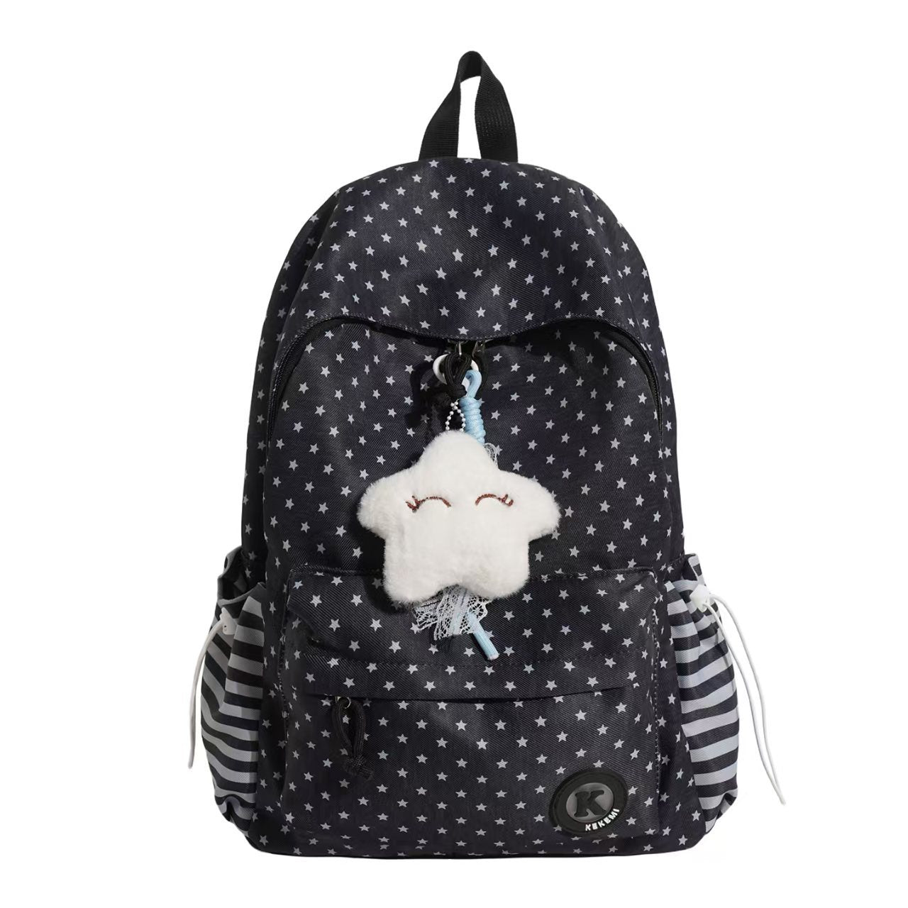 Sternmuster Plüsch Rucksack