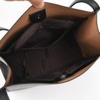 Lederstil-Schultertasche