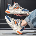 Damen Sport Sneaker mit elastischem Obermaterial und rutschfester Sohle